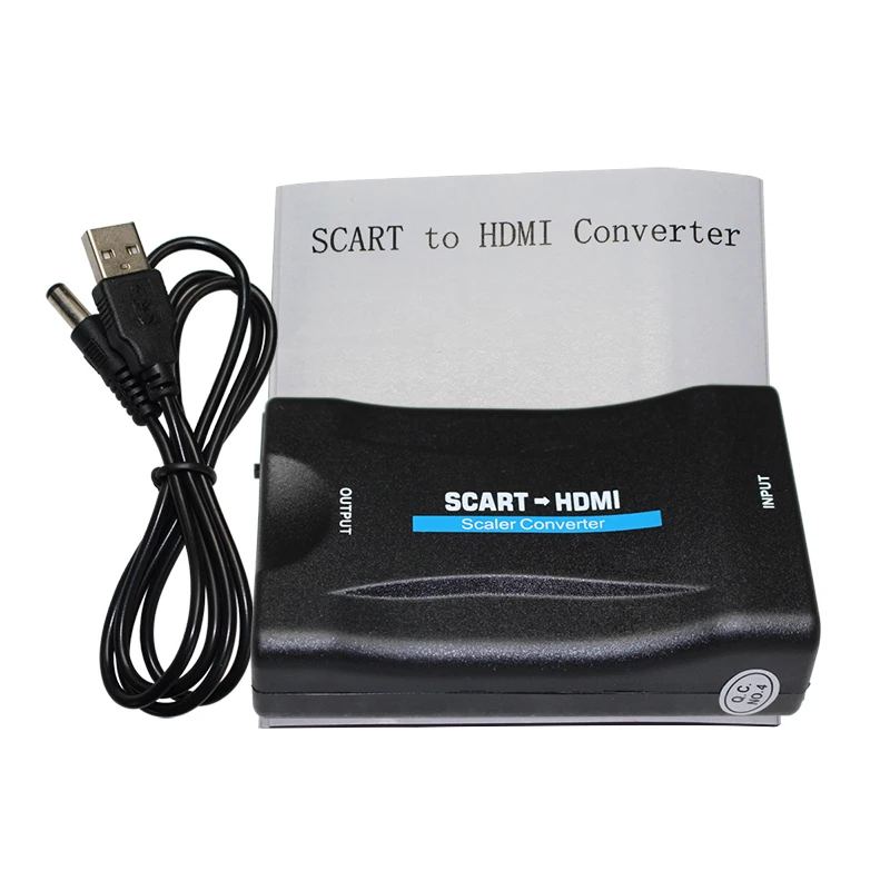 1080 P Scart A Hdmi Video Audio Di Alto Livello Converter Adattatore Per Hd Tv Dvd Per Sky Box Stb Plug And Gioco