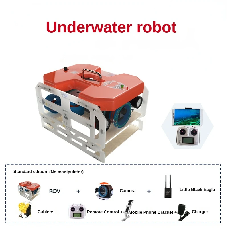 Sottomarino Robot Subacqueo King Crab 100X Rov Hd Telecomando Diving Photography Rescue Salvataggio Survey Vessel