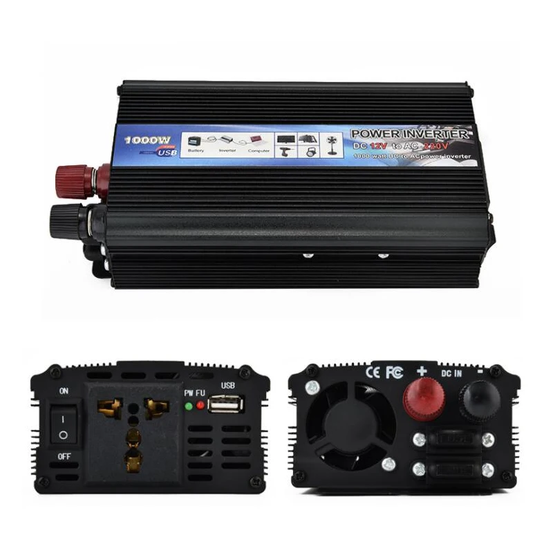 Car Inverter, 12 V A 220 V Alimentazione Elettrica Dell'Automobile, Inverter Solare