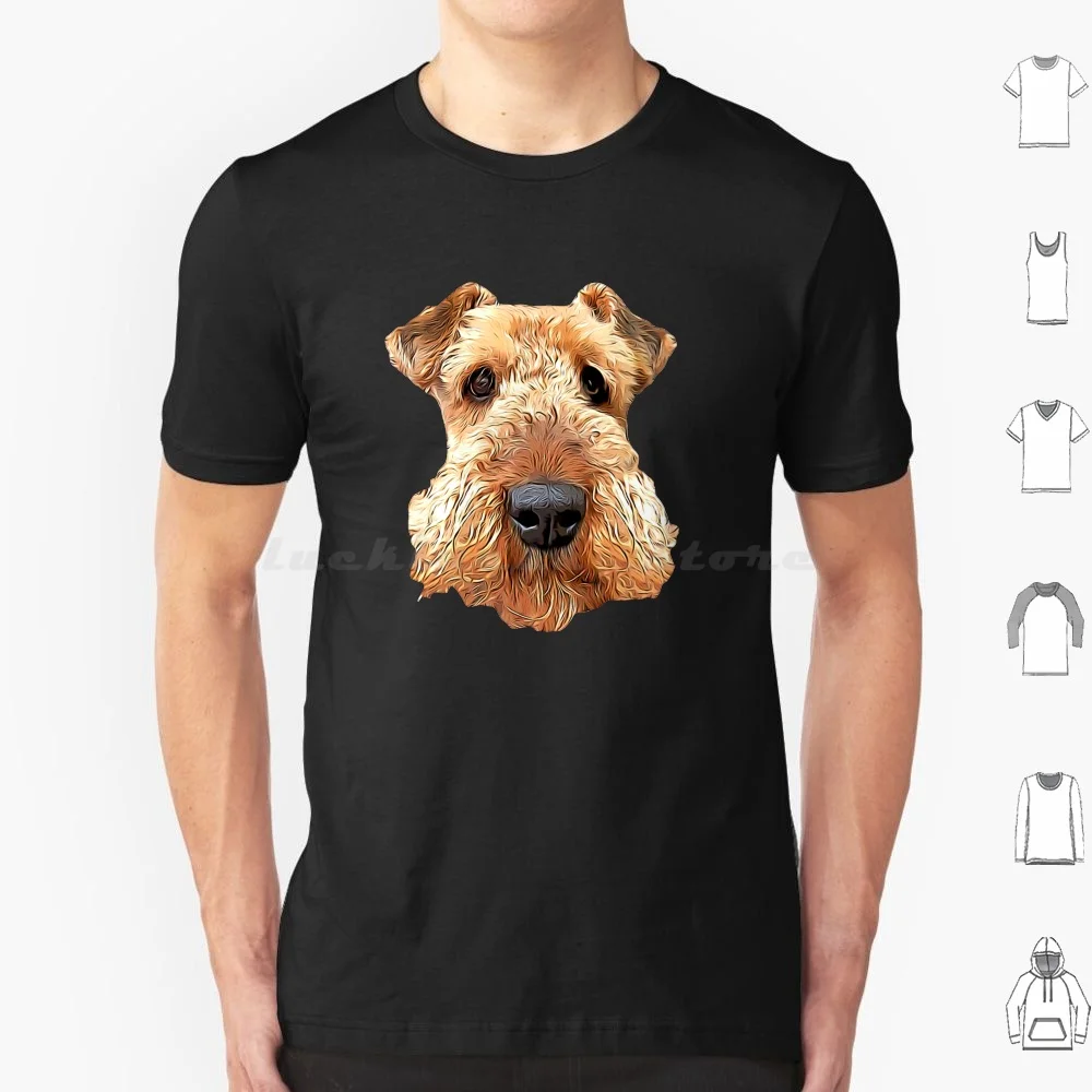 Airedale Terrier T Shirt Big Size 100% Cotone Airedale Terrier Airedale Terrier Cani Airdale Airedale Terriers Puppy Pup