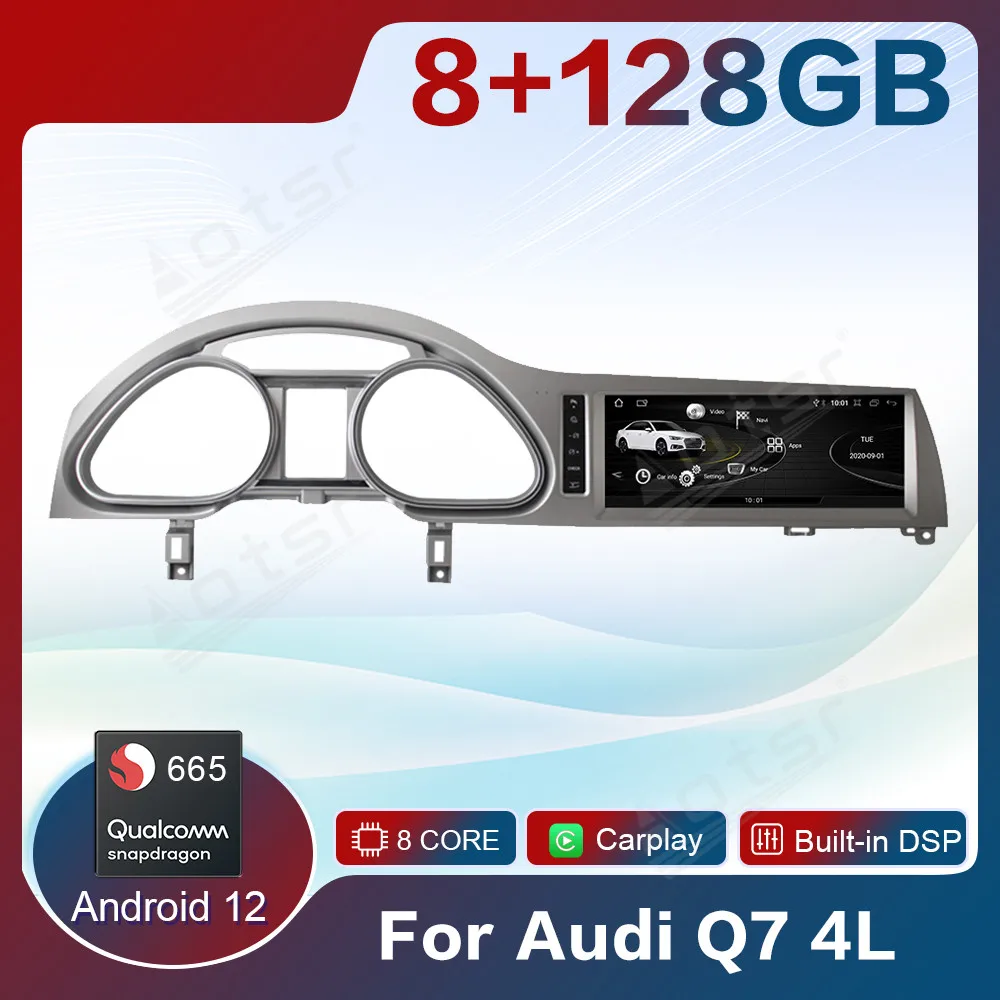 Per Audi Q7 4L 2005-2015 Mmi Android 13 Wireless Carplay Gps Car Intelligent Multimedia Player Navigazione Auto Radio Stereo Dsp