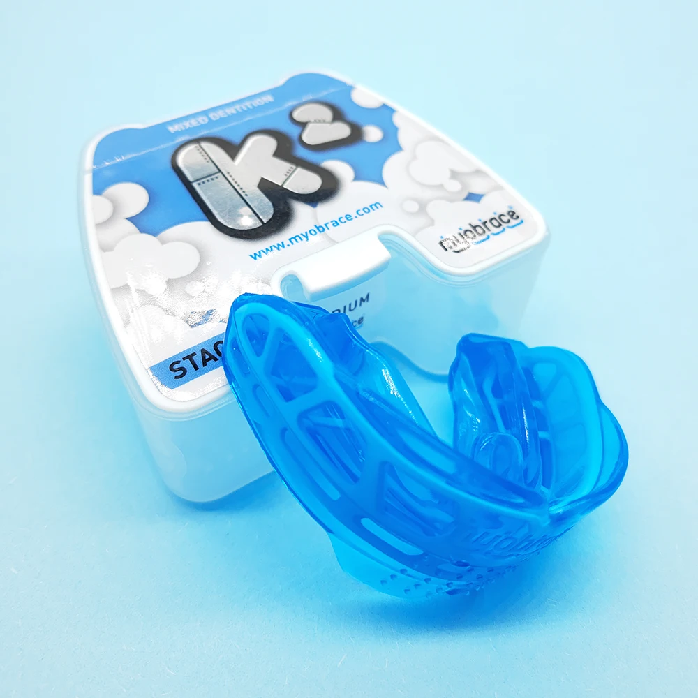 Mrc Teeth Trainer Appliance K2 Blue/Myobrace Teeth Trainer K2/Dental Ortodontico Teeth Trainer K2 Blue Large Size