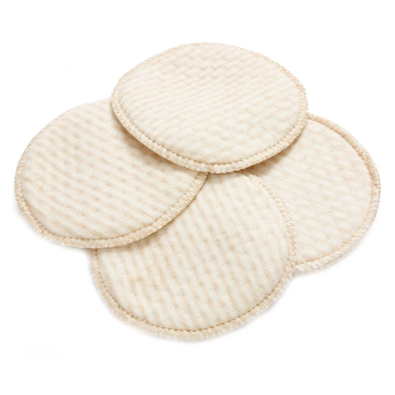 Cuscinetti Per Il Seno Da 4 Pezzi Assorbenti Morbidi E Traspiranti In Cotone Organico Per La Mamma Cuscinetti Per Il Seno Anti-Trabocco Accessori Per 