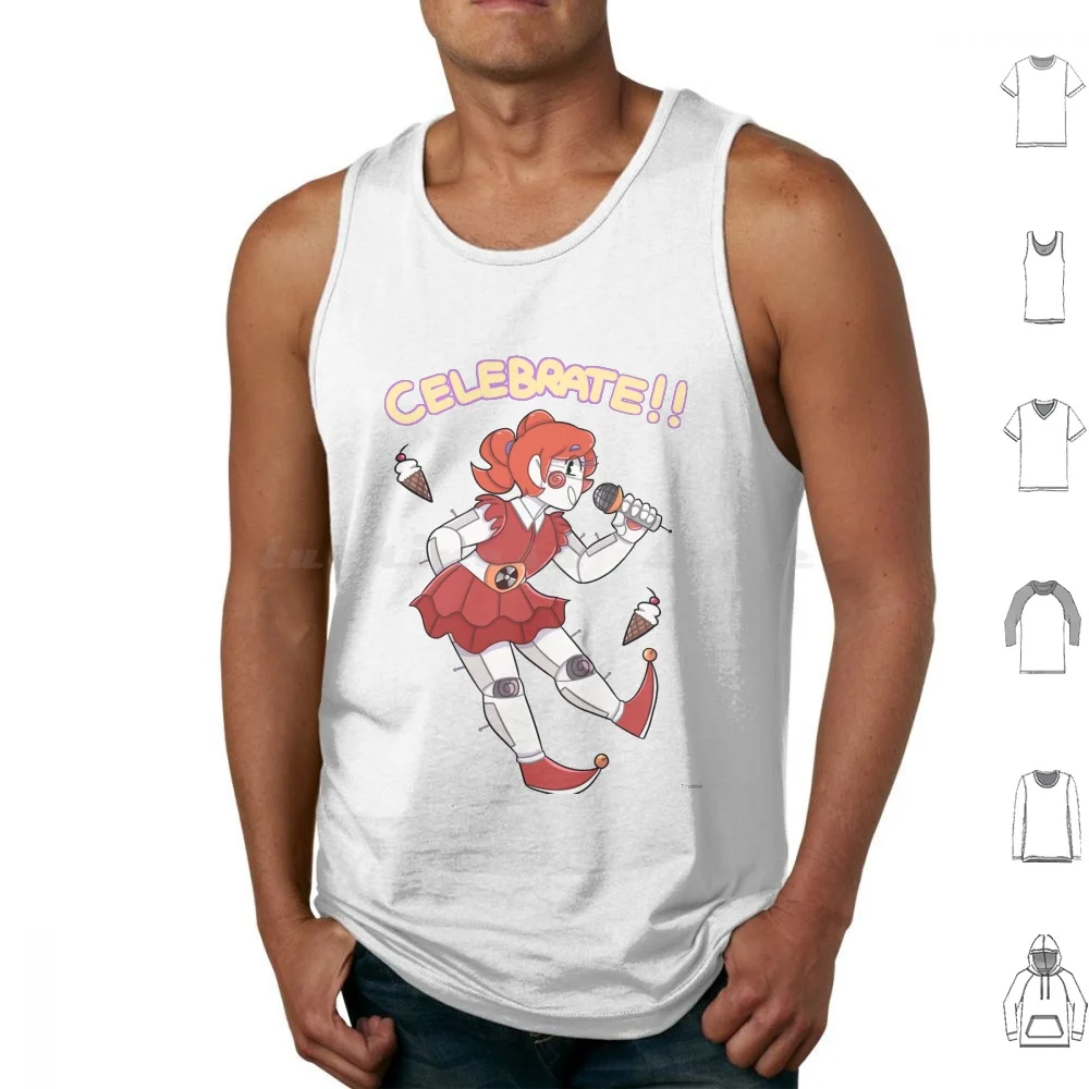 Celebrare! Canotte Gilet Senza Maniche Fnaf Five Nights At Sister Location Circus Baby