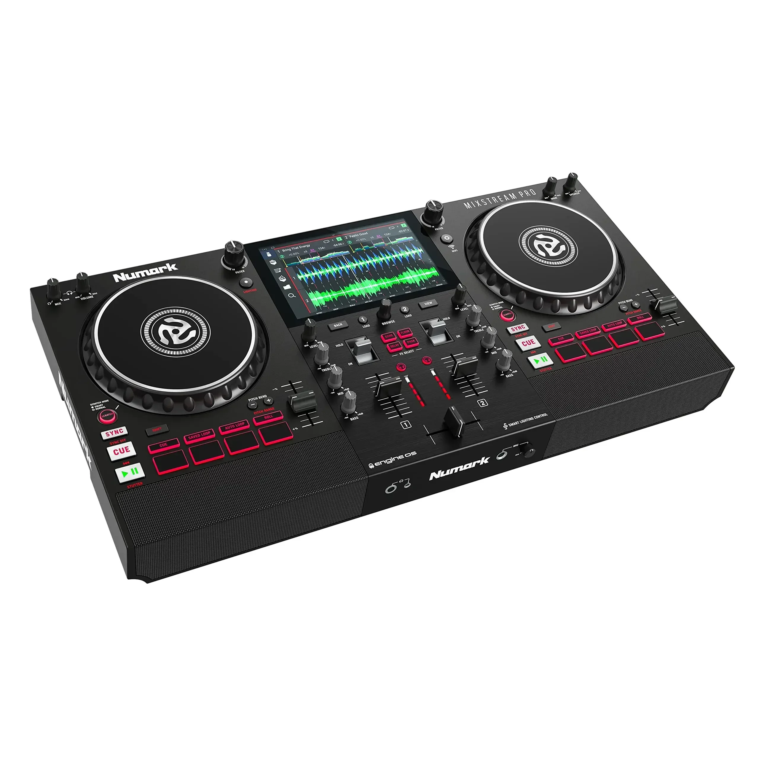 (Nuovo Sconto) Numark Mixstream Pro Controller Dj Autonomo Con Streaming Wifi (Liquidazione)