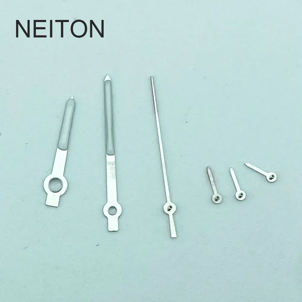 Neiton Watch Hands Green Luminous Fit Vk63 Movimento Lancette Dell'Orologio