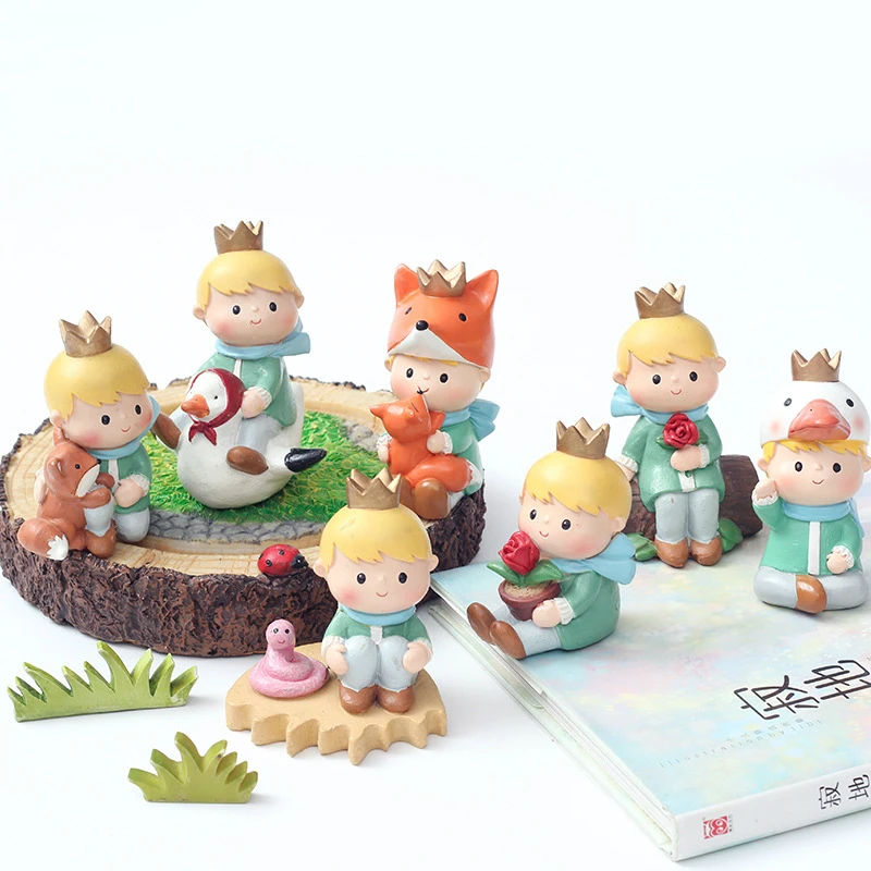 Creativo Zakka Card Ventilazione Lovely Little Prince Bambini Kid Birthday Cake Decoration Regali Per Feste