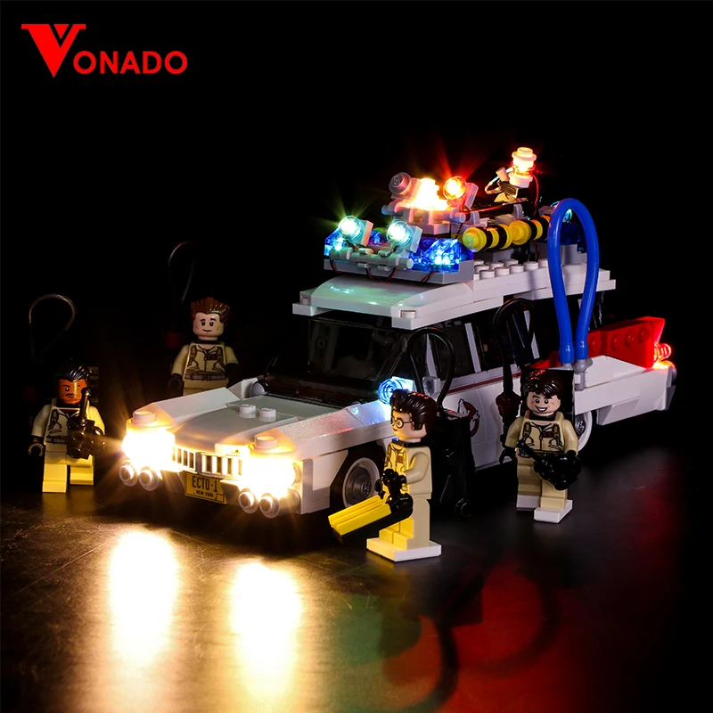 Vonado Ha Condotto La Luce Per 21108 Ghostbusters Ecto-1 Mattoni Da Costruzione Creatore Città 16032 Giocattoli (Luce Con Scatola Batteria)