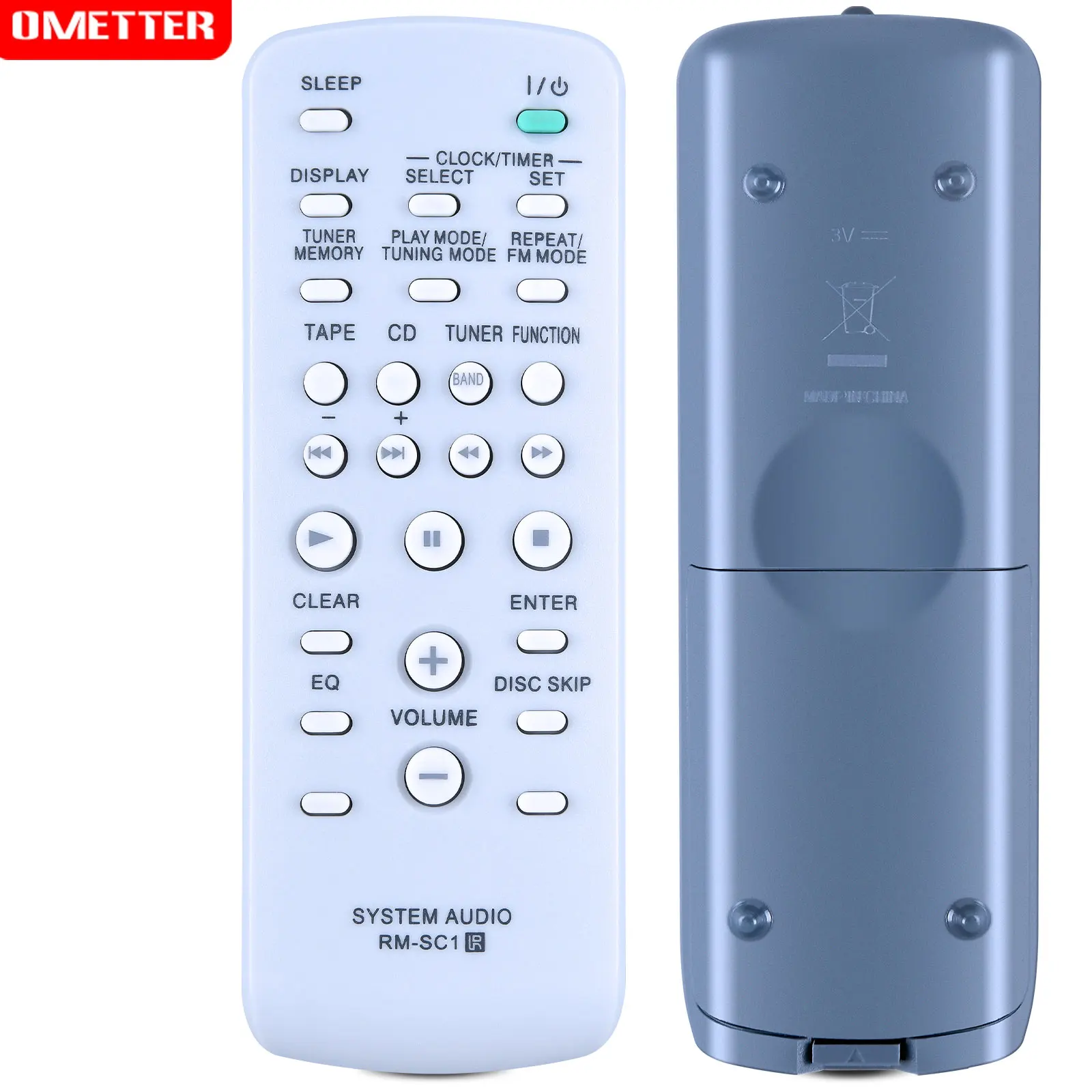 Rm-Sc1 Telecomando Sostitutivo Applicabile Per Sony Mini Hi-Fi Stereo System Mhc-Gx450 Cmt-Ne3 Mhc-Gx250 Mhcgx450 Cmtne3 Mhcgx