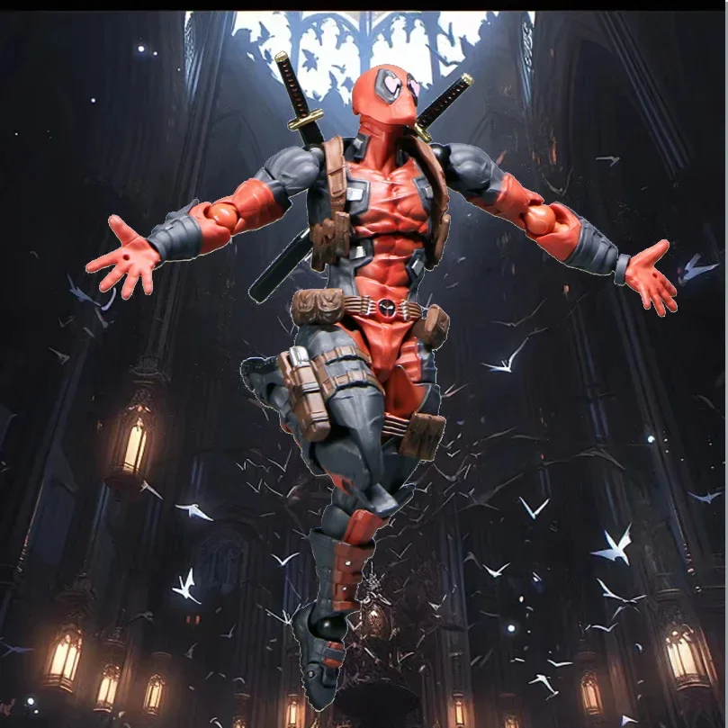 Hot Toys Amazing Yamaguchi Marvel Deadpool 2.0 Little Cheap 025Ex Wheel Technology Mobile Teenager Toy