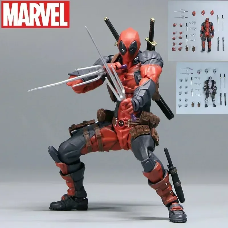 15Cm Super Hero Amazing Yamaguchi Deadpool 2.0 Action Figure Toys Dead Pool Statue Mobili Modello Bambola Ornamenti Da Collezione Giocattolo
