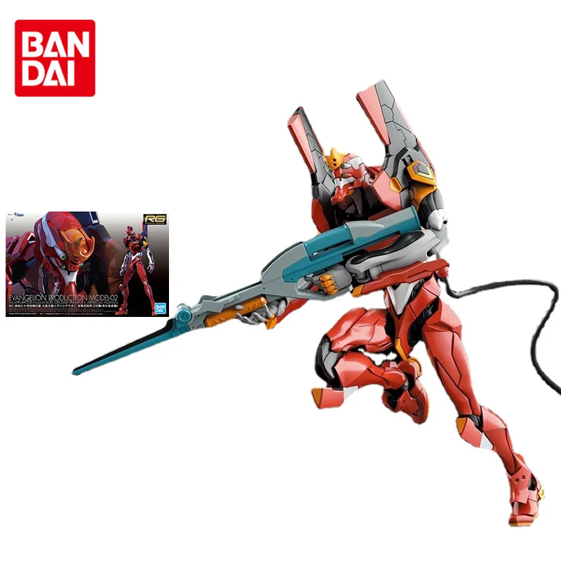 Bandai Neon Genesis Evangelion Figure Action Toy Figure Produzione Model-02 Genuine Robot Model Anime Figure Giocattoli Per Bambini