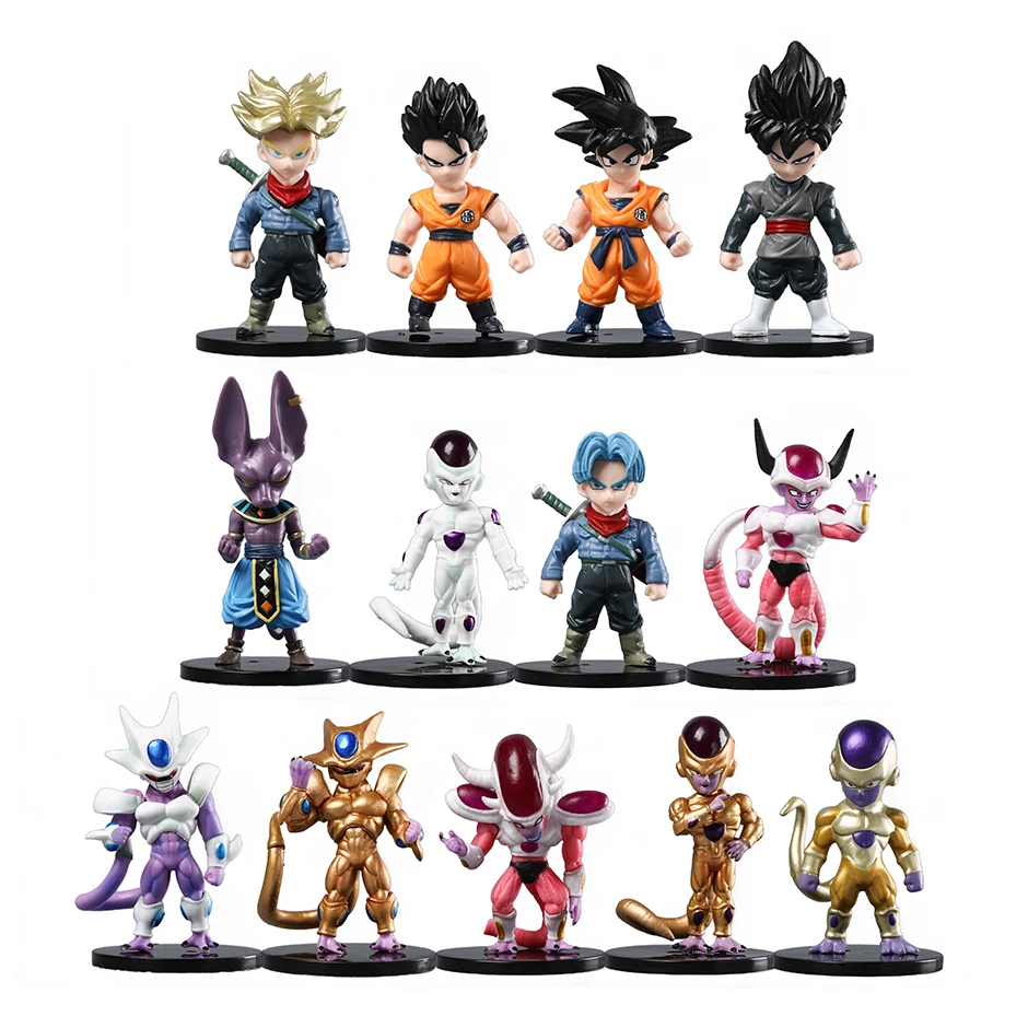 Dragon Ball Gt Super Saiyan 4 Vegeta Gogeta Vegeto Goku Ultra Instinc Aeos Freeza Trunks Pvc Figure Giocattoli Bambole Set