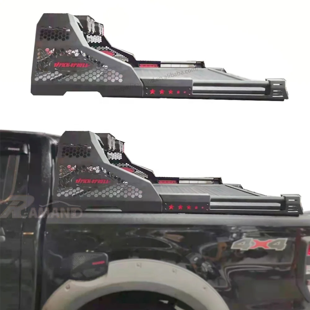 Pick Up Roll Bar Per Ranger Per Hilux Revo Vigo Rocco Steel Roll Bar Per Dmax Per Navara Universal Roll Bar Con Led