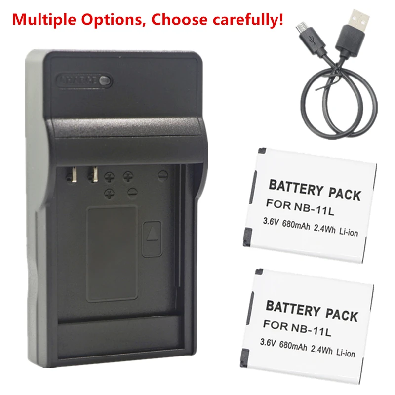 Nb-11L Nb-11Lh Batteria O Caricabatterie Per Canon Ixus 125 Hs 245 Hs 265 Hs 278 Hs 285 Hs 320 Hs Hs Ixy 110F 220F 420F 430F 90F