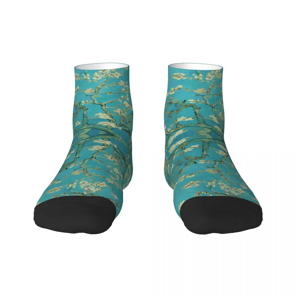 Fiori Di Mandorla Vincent Van Gogh Calzini Da Uomo Unisex Cool 3D Printed Art Flowers Painting Dress Socks