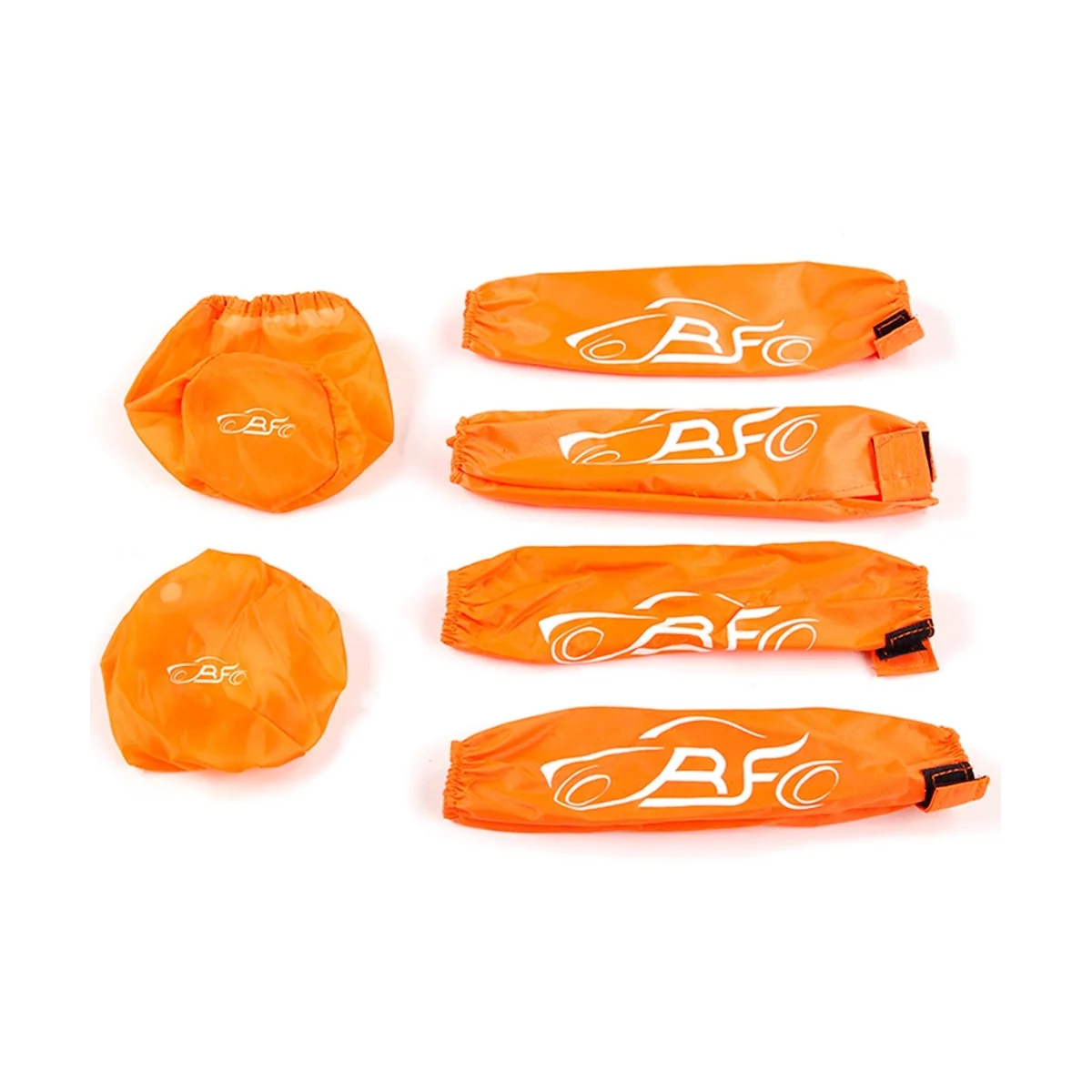 Copertura Dell'Ammortizzatore Filtro Dell'Aria Di Avviamento Protezione Antipolvere Per Auto Buggy Rc 1/5 Hpi Rovan Km Baja, Arancione