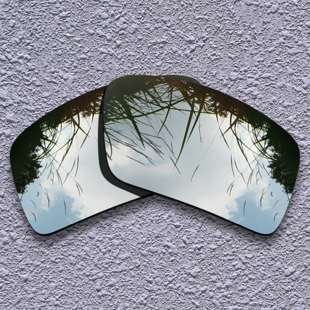 Lenti Di Ricambio Polarizzate In Titanio Argento Per Occhiali Da Sole Oakley Eyepatch 2