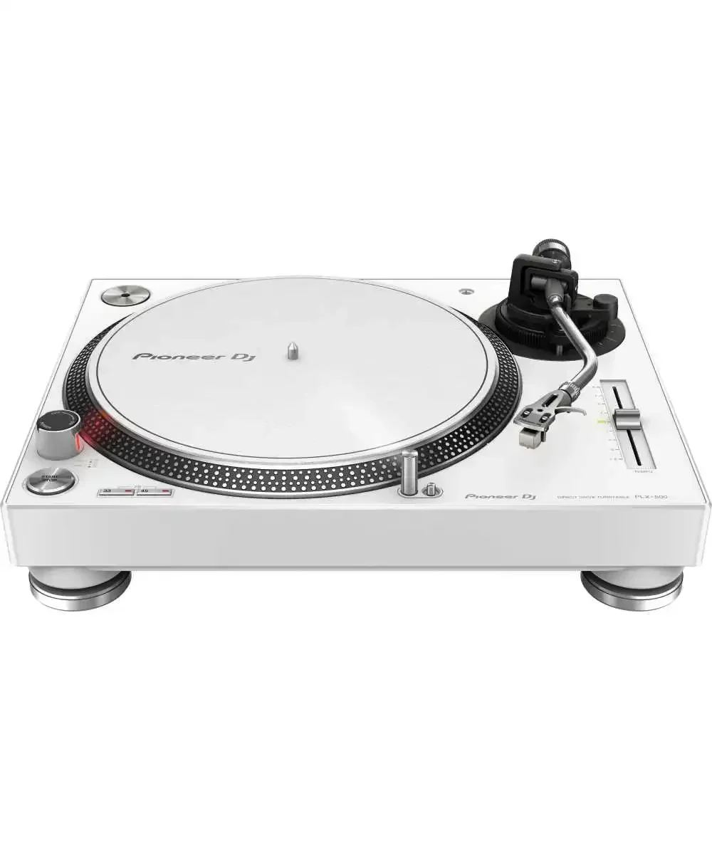 (Nuovo Sconto) Pioneer Dj Plx-500-W - Pre-Amplified Giradischi Ad Azionamento Diretto + Usb (Bianco)