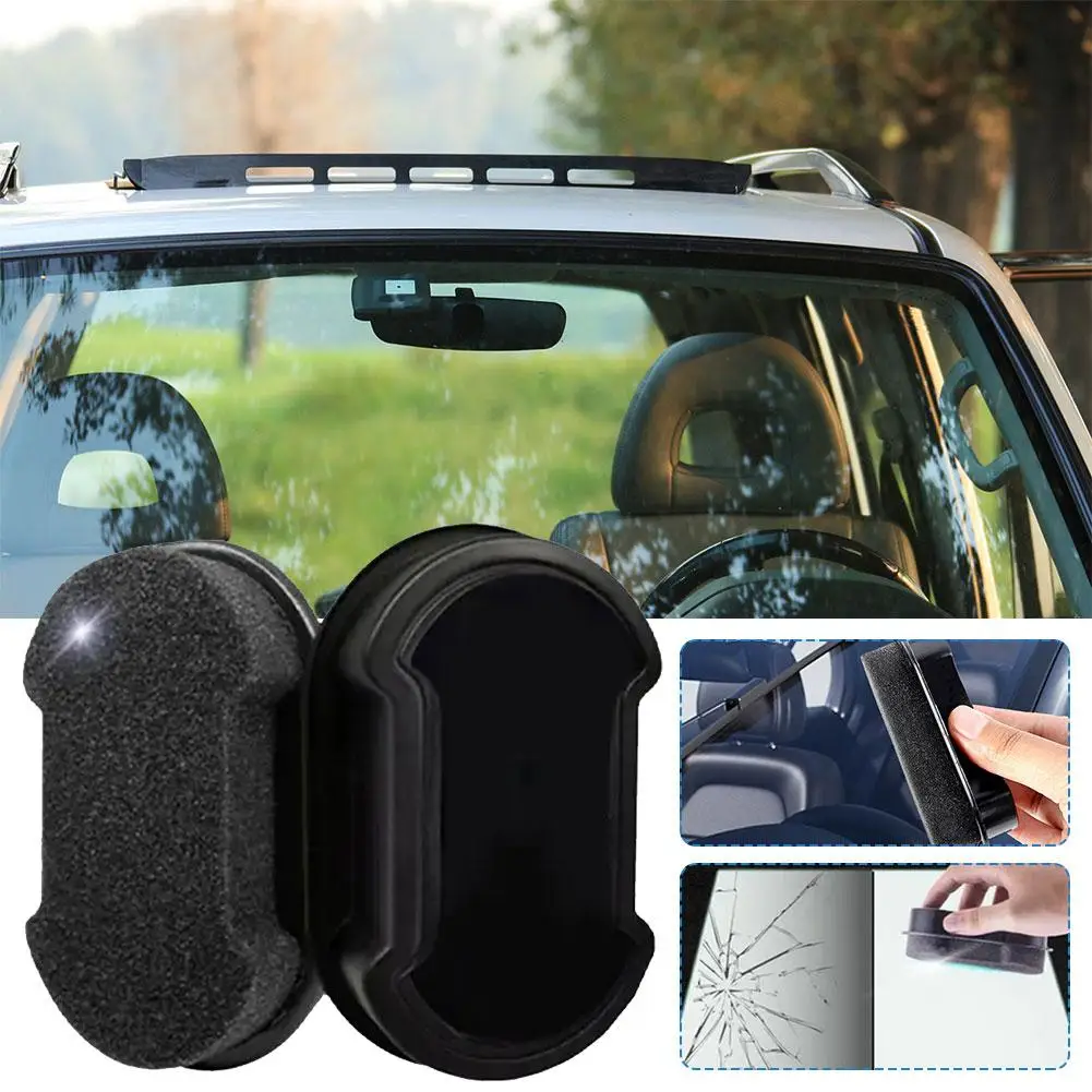 1 Pz Magical Car Sponge Eraser Parabrezza Pulizia Cura Protezione Auto Rinforzato Infrangibile Lucidatura Vetro Cleaner Gl E4Z2