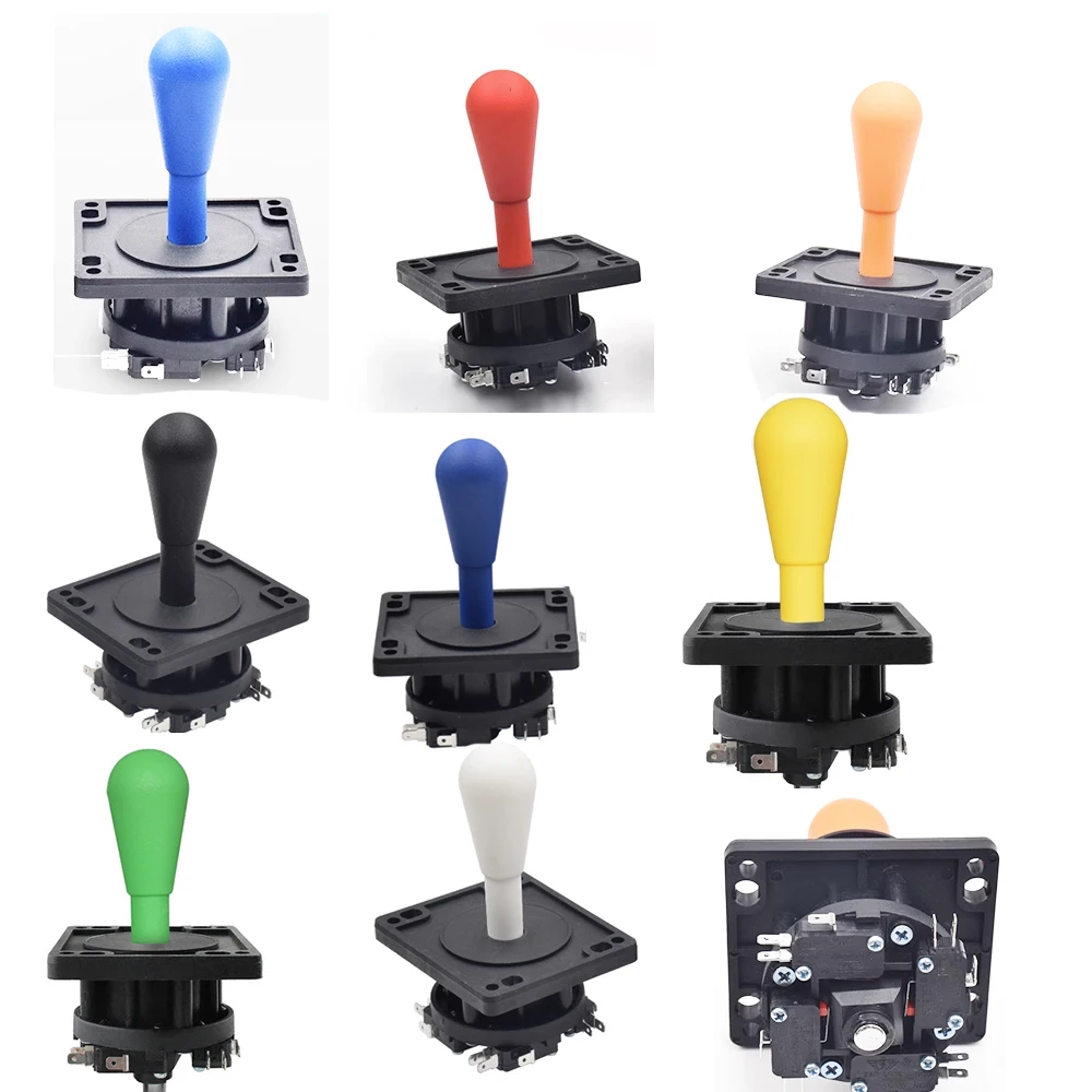 Joystick Americano Arcade Nylon American Stick Micro Switch Joystick Per Arcade Cabinet Arcade Kit Fai Da Te.