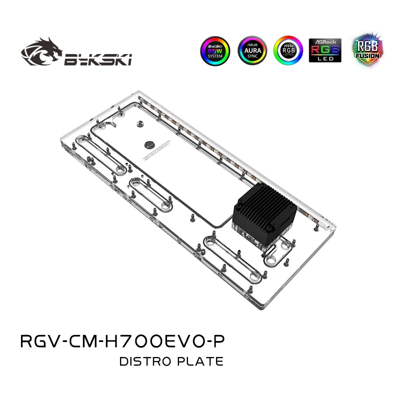 Bykski Piastra Distro Di Raffreddamento Ad Acqua Per Cooler Master Haf 700Evo, Serbatoio Acrilico Res Pump Waterway Board Rgv-Cm-H700Evo-P