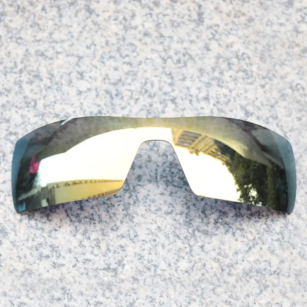 E.O.S Polarizzati Maggiore Lenti Di Ricambio Per Oakley Occhiali Da Sole Oil Rig-24K Oro Occhiali Da Sole Polarizzati Specchio