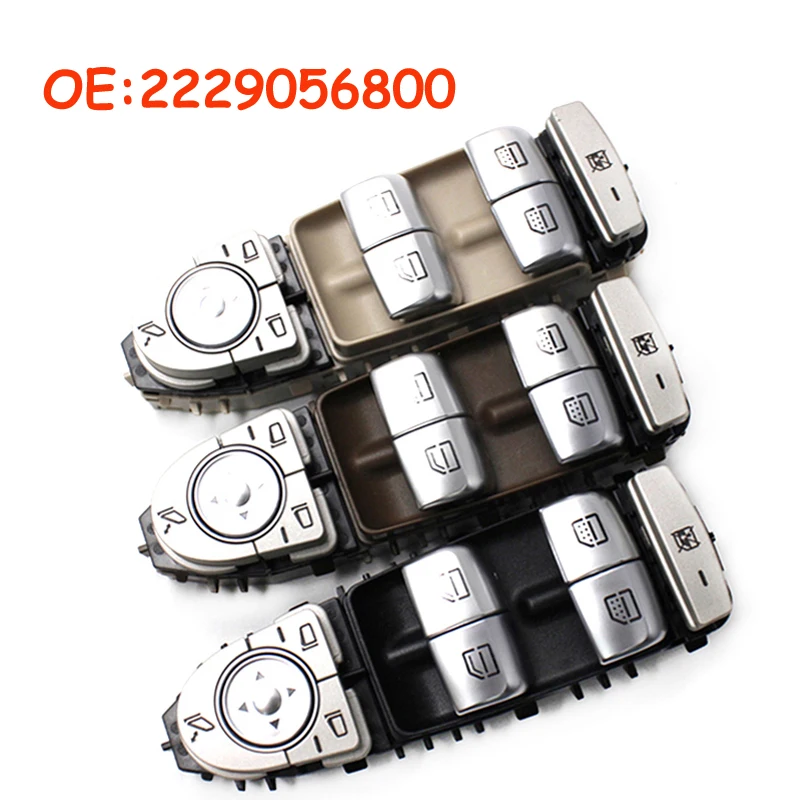 2229056800 Di Alta Qualità Per Mercedes C300 C63 C350E W205 Interruttore Principale Finestrino Lato Sinistro Auto