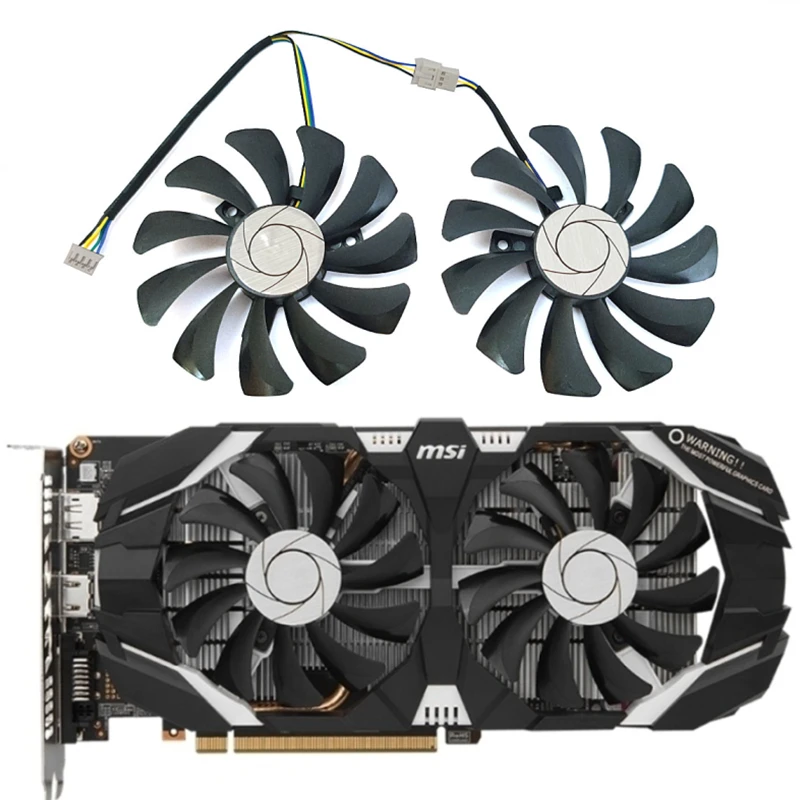 Nuova Ventola Gpu 1 Lotto 85Mm 4Pin Ha9010H12F-Z Gtx 1060, Per Ventola Di Raffreddamento Scheda Video Msi Gtx 1060 Oc 6G Gtx 960 P106-100 P106 Gtx960
