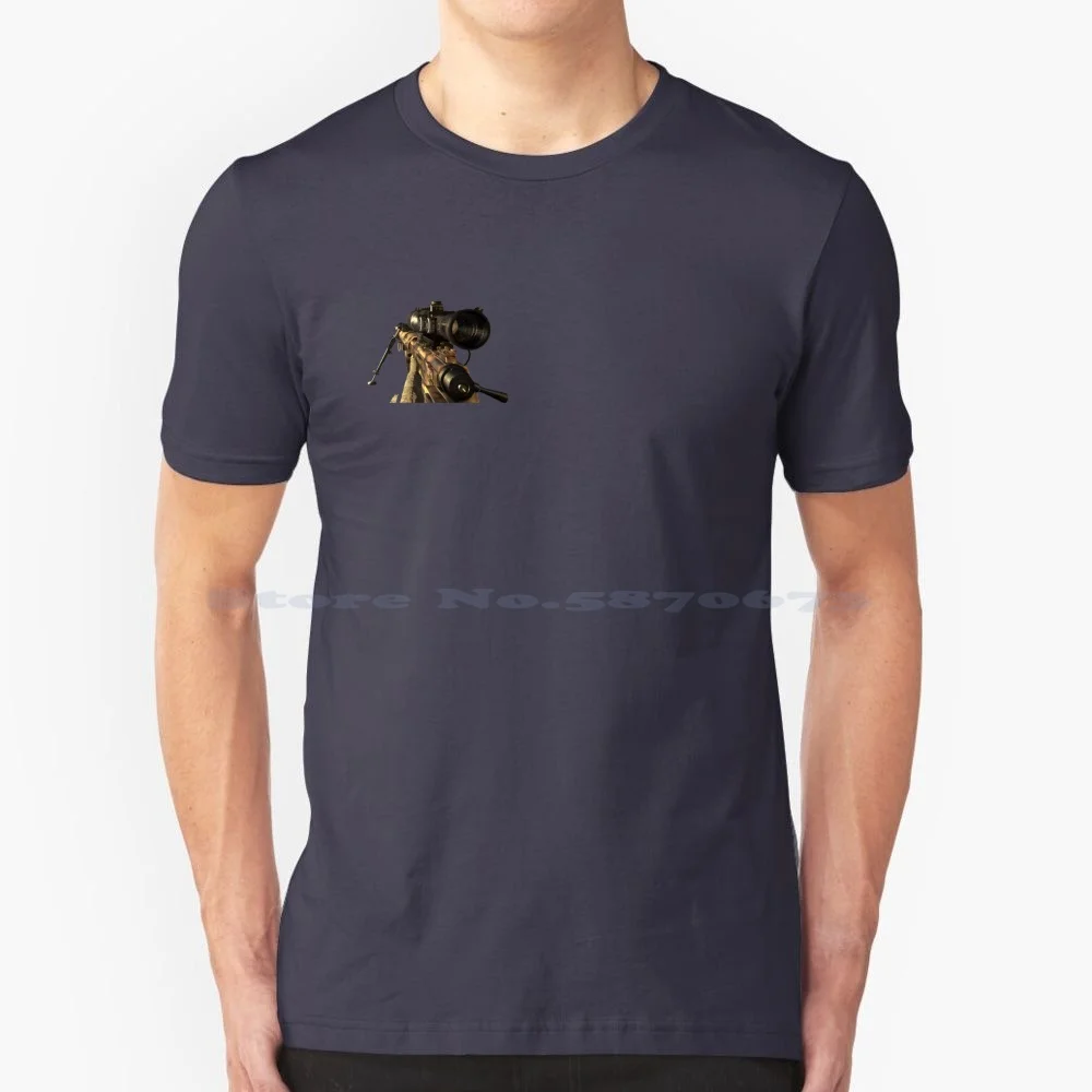 Mw2 Intervention T Shirt 100% Cotone Tee Mw2 Interventment Modern Warm Trickshotting Sniper Quick Scope No Scope