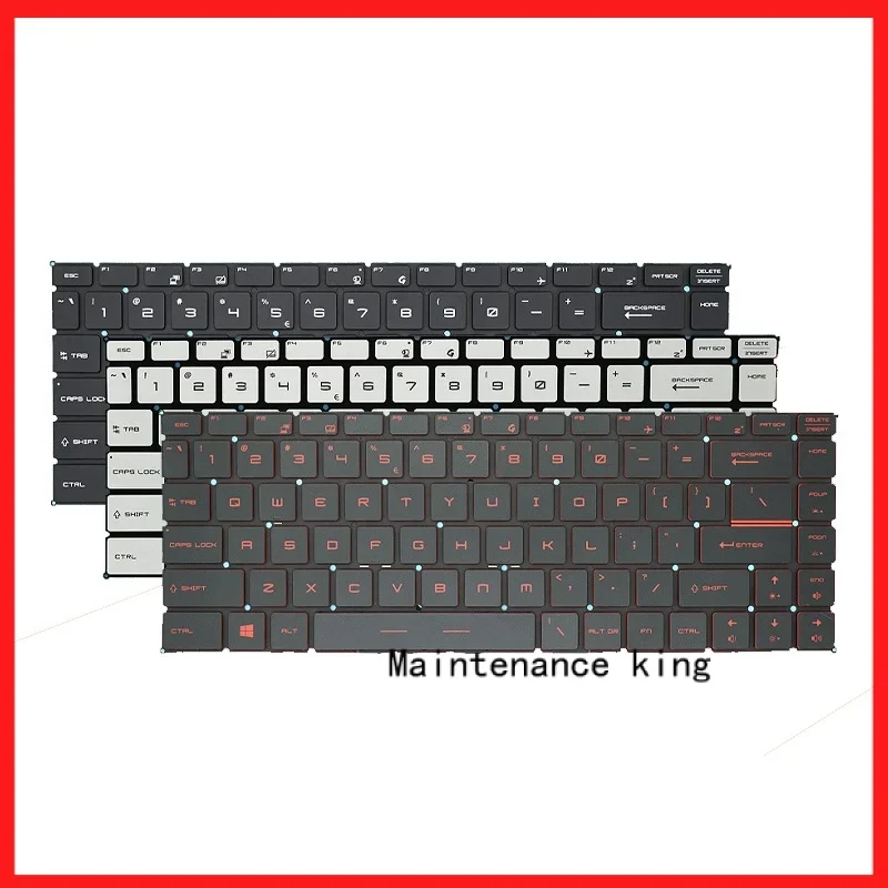 Nuova Tastiera Per Laptop Per Msi Gs65 Gf63 Ms-16R1 Ps63 P65 Gf65 8Rc/D 8Rf/E Ms-16 W1 Ms-16W2 Ms-16Q1 Ms-16Q2 Ms-16Q3 Ms-16Q4