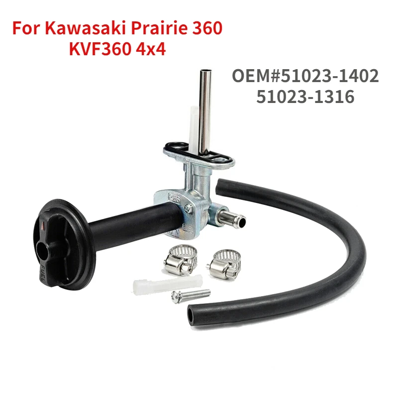 Serbatoio Rubinetto Valvola Carburante Gas Per Kawasaki Prairie 360 Kvf360 4X4 51023-1402 51023-1316 Prairie 400 Kvf400 92077-1098 Rubinetto Carburant