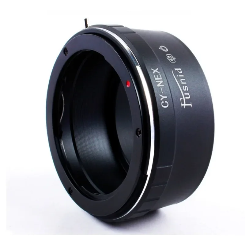 Cy-Nex Anello Adattatore Per Obiettivo Contax Yashica C/Y Per Fotocamera Sony E Mount Nex-5 Nex-7 Nex-3 Lm-Nex Nex-Vg10 Lm-Nex