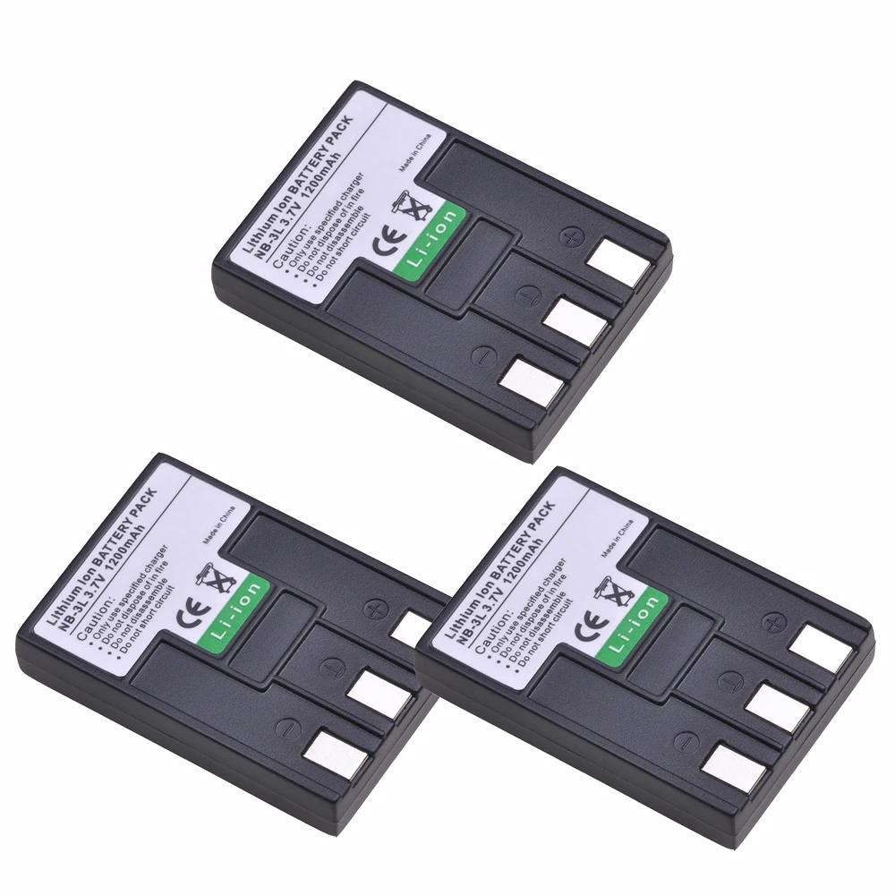 1200Mah Nb3L Nb 3L Nb-3L Batteria Della Fotocamera Bateria Per Canon 750 700 Is Iis Sd20 Pc1114 Pc1060 110 Ixus Iis Sd110 Ixy I2 I5 S700