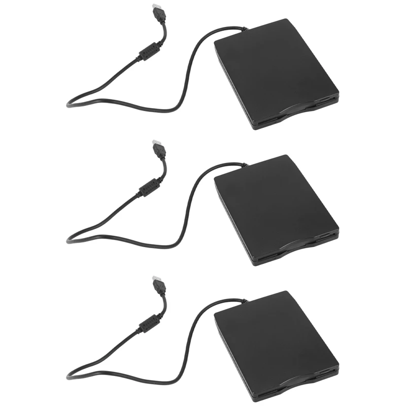 3X Usb Floppy Drive 3.5 Pollici Usb Esterno Floppy Disk Drive Portatile 1.44 Mb Fdd Usb Plug And Play Per Windows98Se