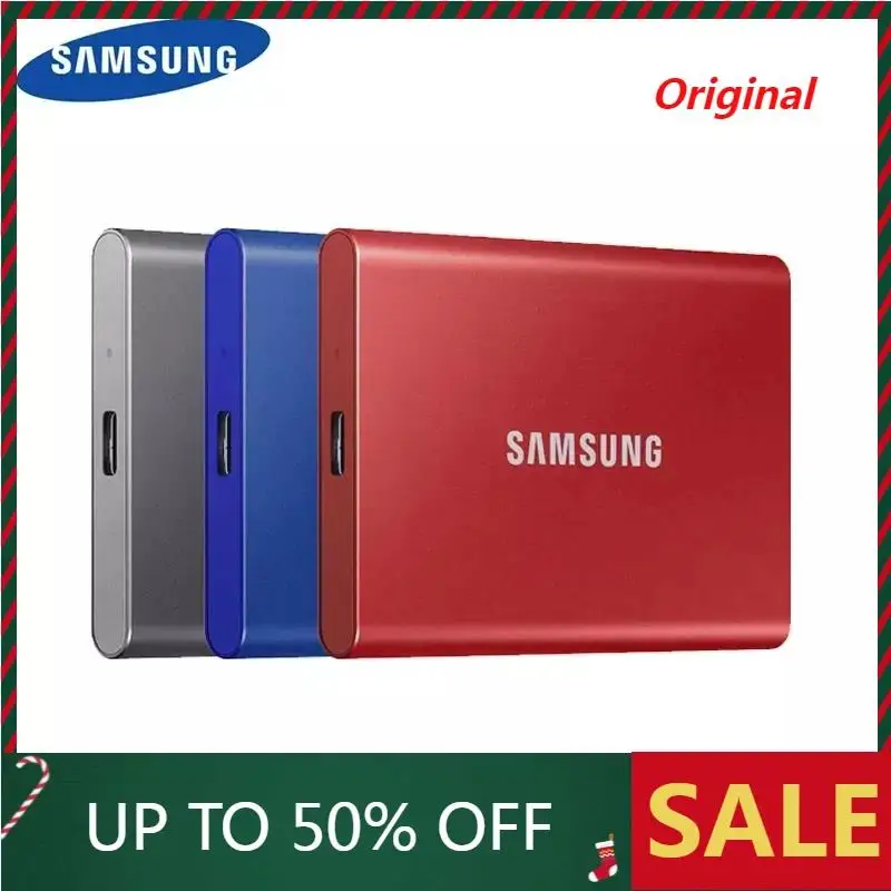 Samsung T7 Ssd Portatile Nvme 500Gb 1Tb 2Tb Unità A Stato Solido Esterne Type-C Usb 3.2 Gen2 E Retrocompatibile Per Laptop