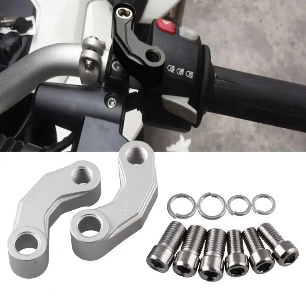 R1200Gs Lc Mirror Adapter Strong Mirror Extension Two Holes Moto Mirror Riser Per Bmw Muslimy C13A