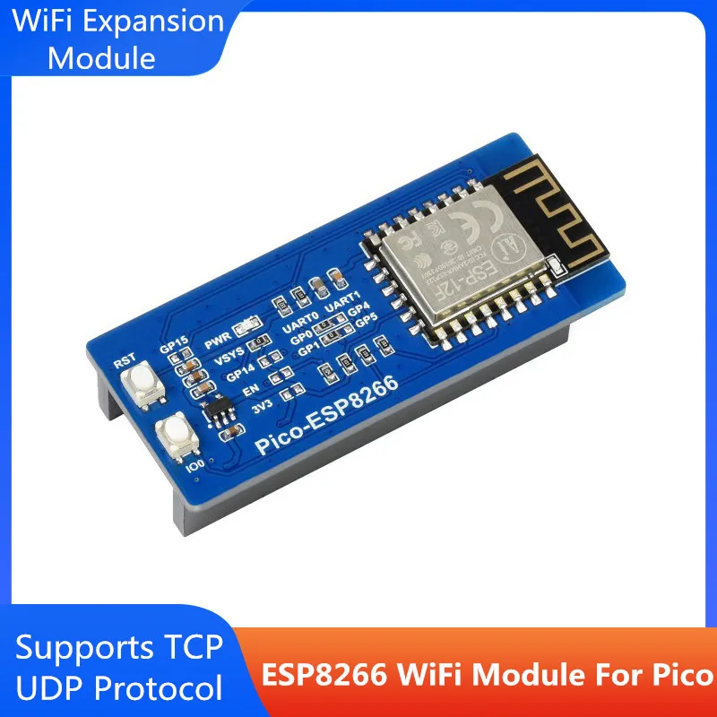Modulo Wifi Esp8266 Per Raspberry Pi Pico Supporta Il Modulo Di Espansione Wifi Protocollo Tcp / Udp Basato Su Esp8266 Per Pico