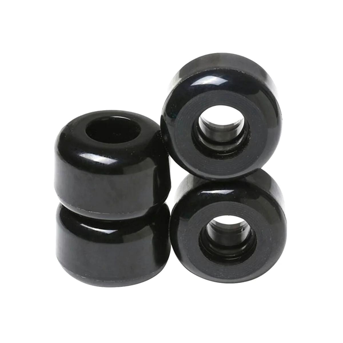 4 Pz/Set Skateboard Longboard Wheel 54Mm X 36Mm 82A Wheel Stunt Skateboards Downspeed Pu Wheel, Nero