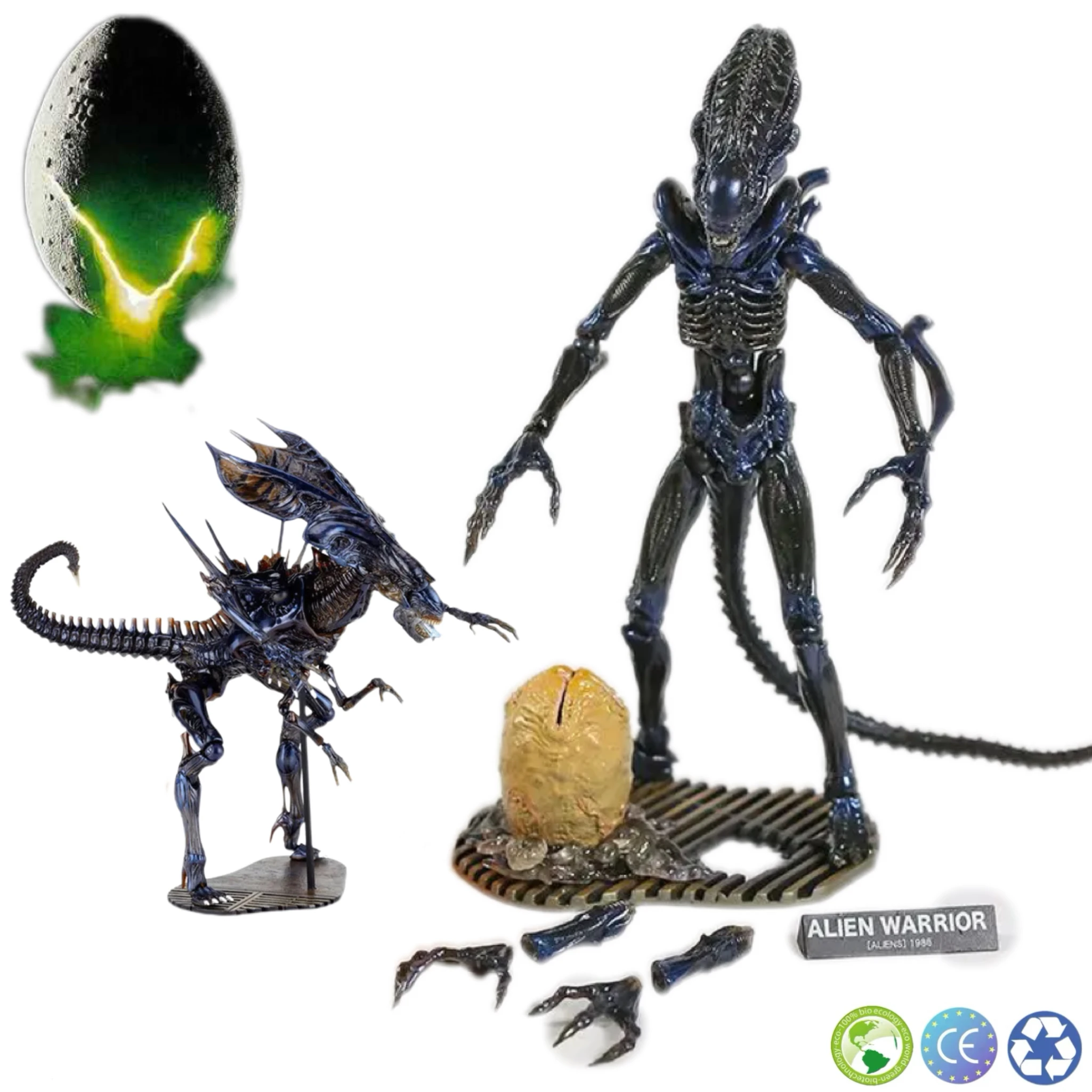 Warrior 018 Alien Queen Sci-Fi Revoltech 016 Alien Action Bambola Da Collezione Figura Alien Vs Predator Model Toys Regalo Di Compleanno