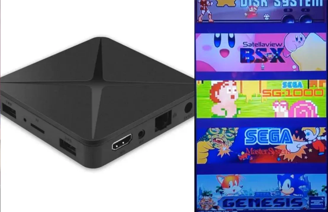 Arcade Game Box S905W 2Gb Batocera 32Gb Console Di Gioco Verticale Flying Shooter Games