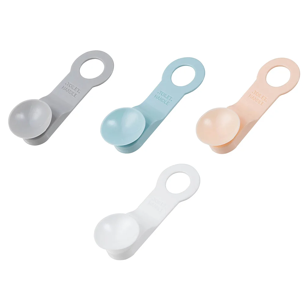 4 Pezzi Wc Sollevatore Coperchio Wc Altalena Per Sedile Del Bagno Maniglie Anti-Contatto Sollevamento