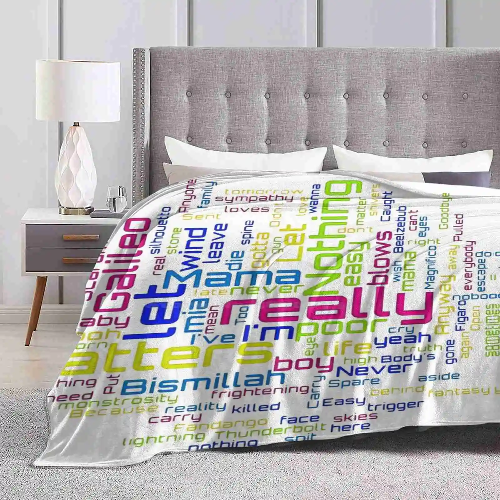 Bohemian Rhapsody New Print Novità Fashion Soft Warm Coperta Freddy Bohemian Rhapsody Movie Queen