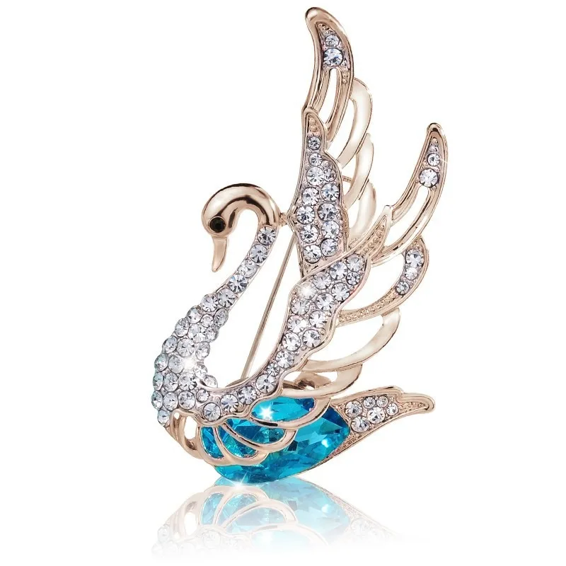 Spille En Biscuits Et Cristal Pour Femmes, Pingles Animaux Hélergantes, Bijoux Fantaisie, 3 Couleurs Au Choix