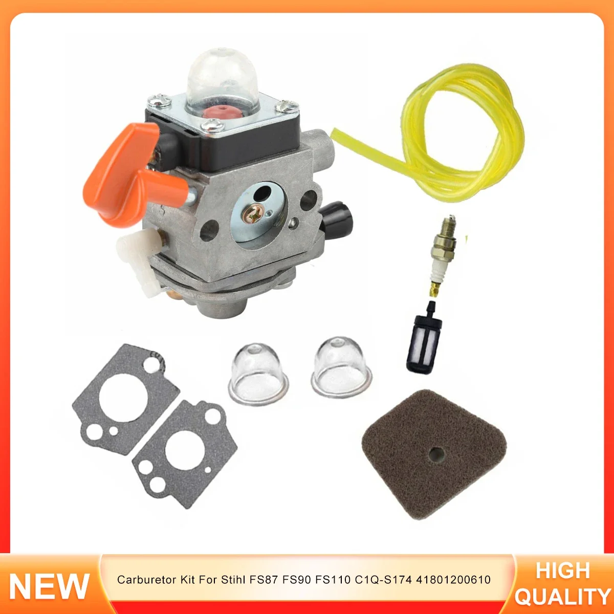 Kit Carburatore Per Stihl Fs87 Fs90 Fs110 C1Q-S174 41801200610