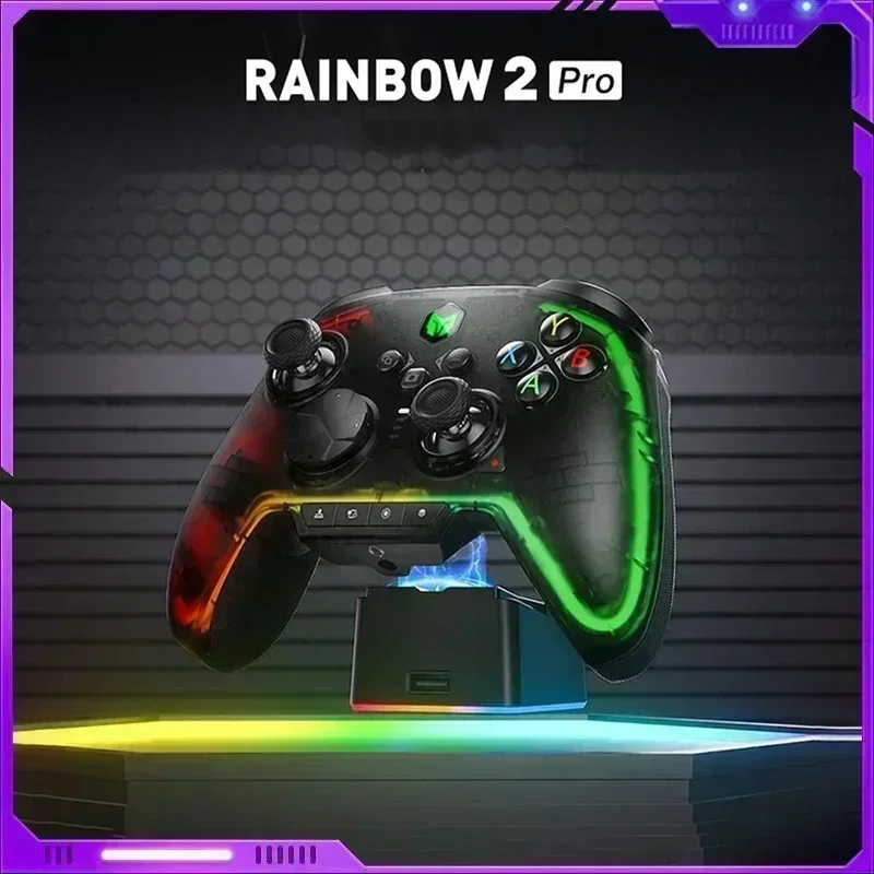Bigbigwon Rainbow 2 Pro Wireless Switch Controller Di Gioco Hall Trigger Fps Wireless Game Wireless Elitist Controller Pc Computer
