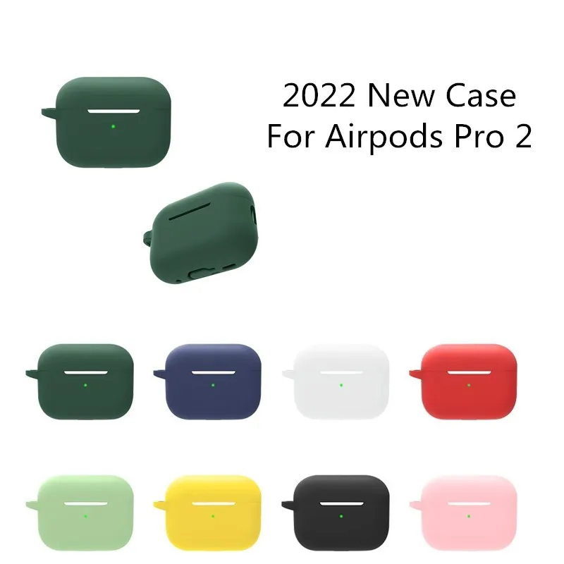 Custodia Per Apple Airpods Pro 2 Generation Luxury Silicone Airpodspro2 Accessori Per La Protezione Degli Auricolari Per Airpods Pro 2 Cover