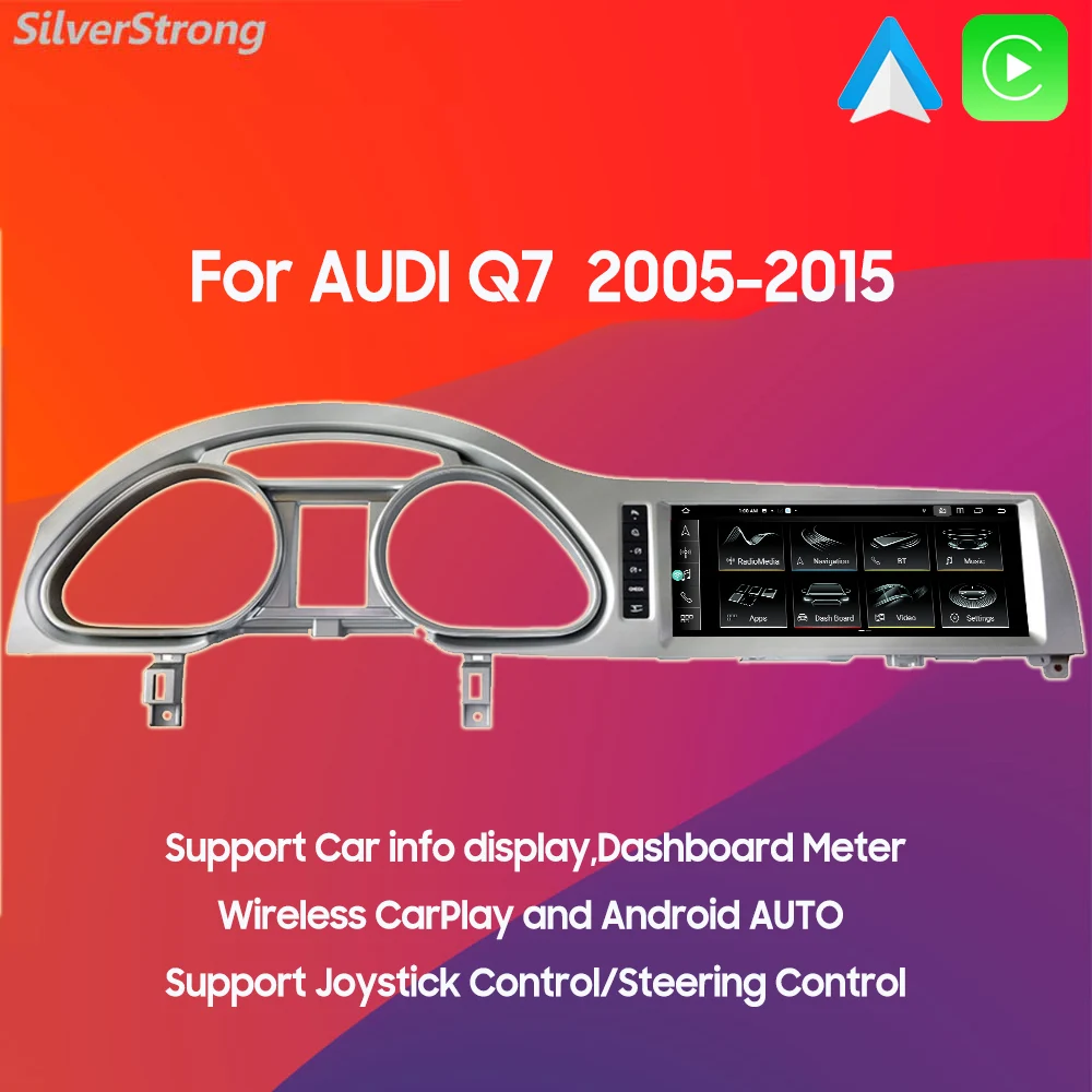 Schermo Android Q7 Carplay Mmi Per Audi Q7 2005-2015 Ips Wireless Auto Multimedia Fiber Decoder