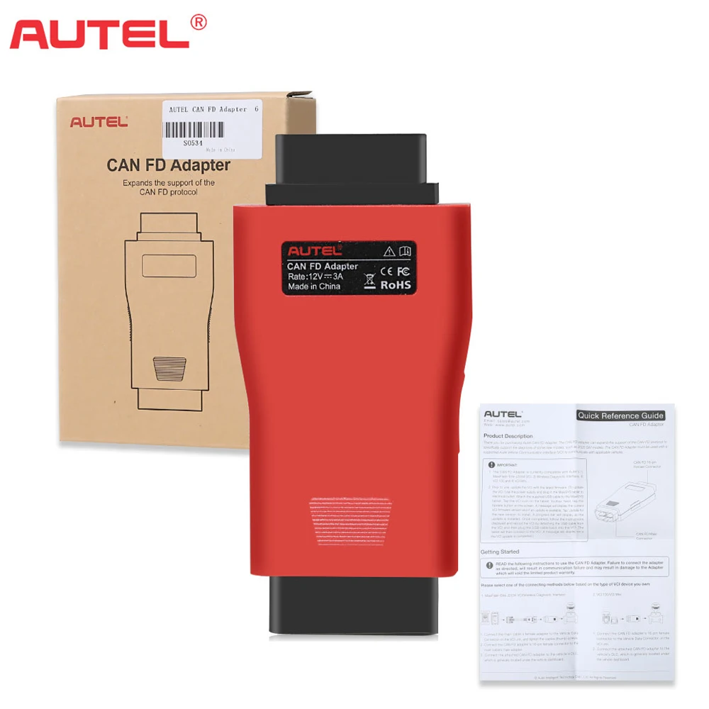 Autel Can Fd Adapter Support Can Fd Protocol, Incluso T Car Diagnostic Tool Canfd Vehicle Models Diagnosi My2020 Gm/All Vci