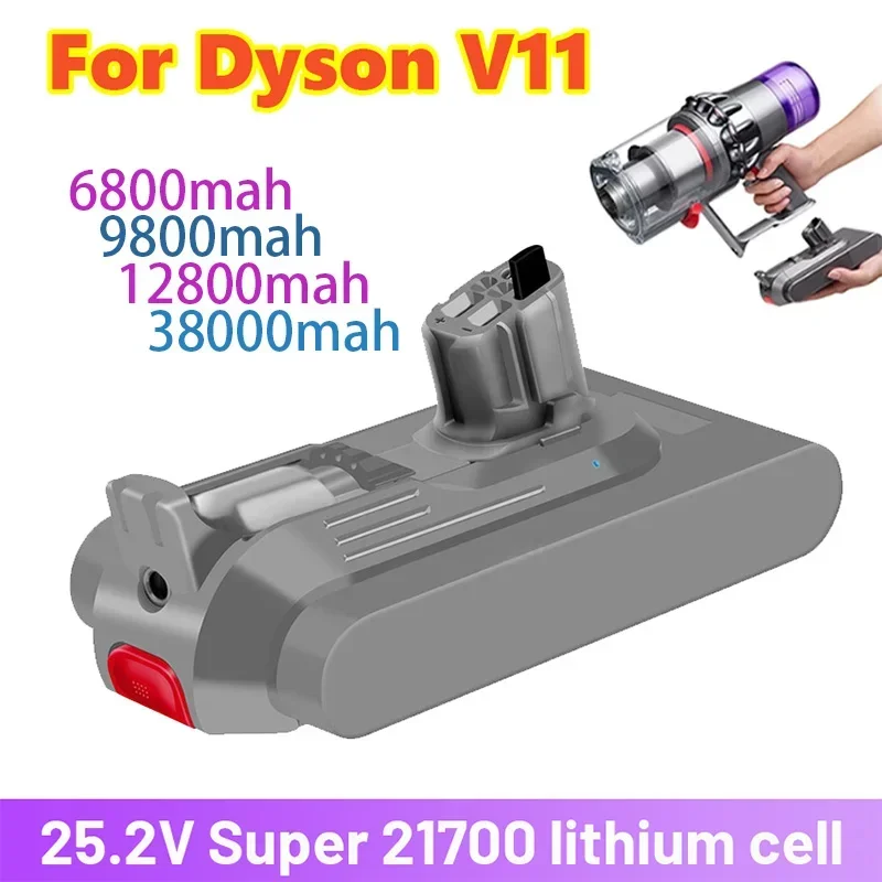 2024Latestdyson V11 Batteria Absolute V11 Dier Li-Ion Stofzuiger Oplaadbar Batterie J 38Ah Batterie Al Litio